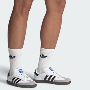 Adidas Samba White and Black Men's Shoes